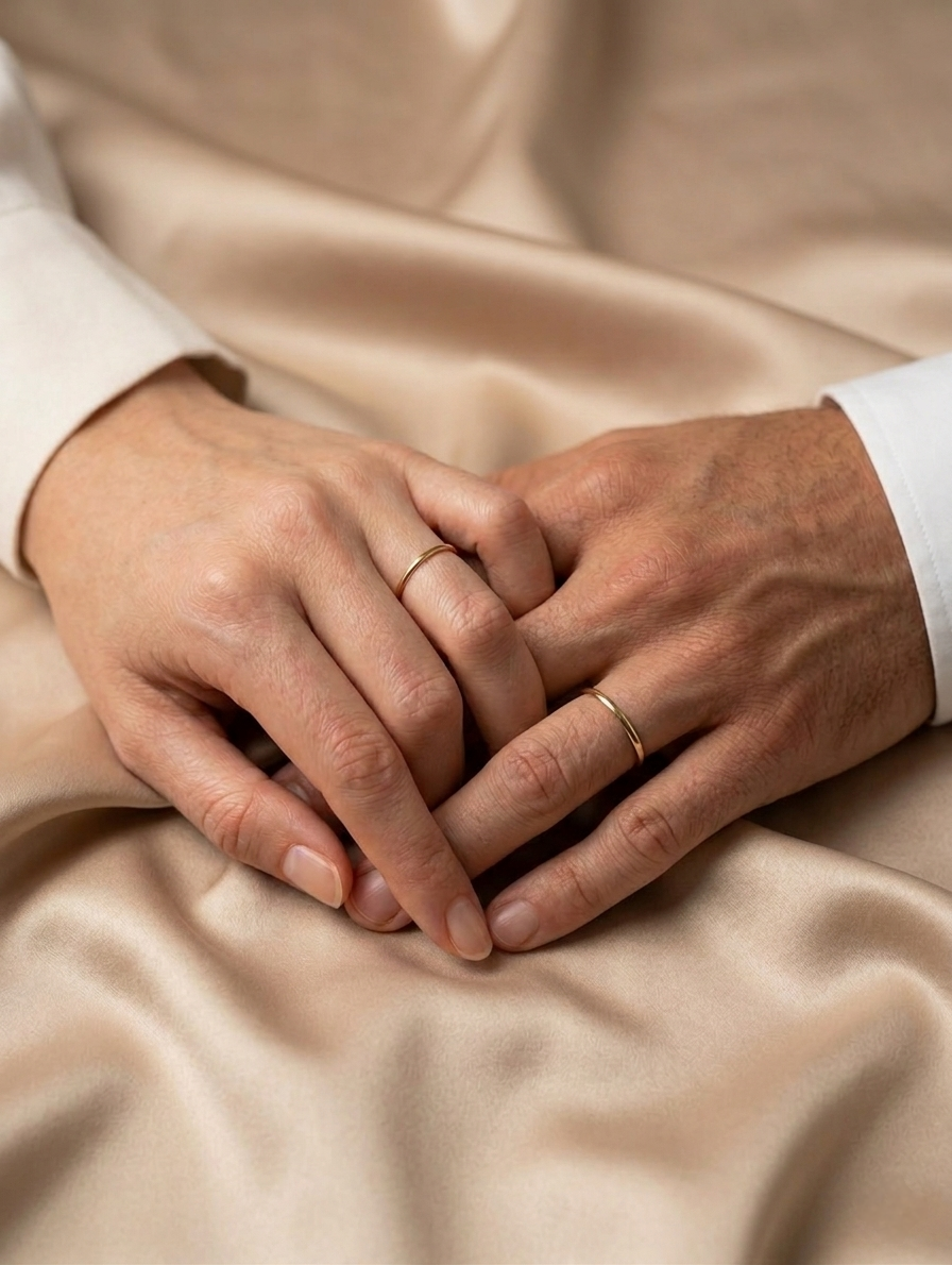 Aliança Amendoada Ouro