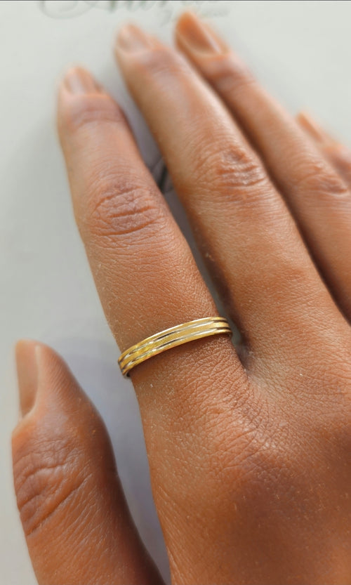 Aliança 3mm Ouro