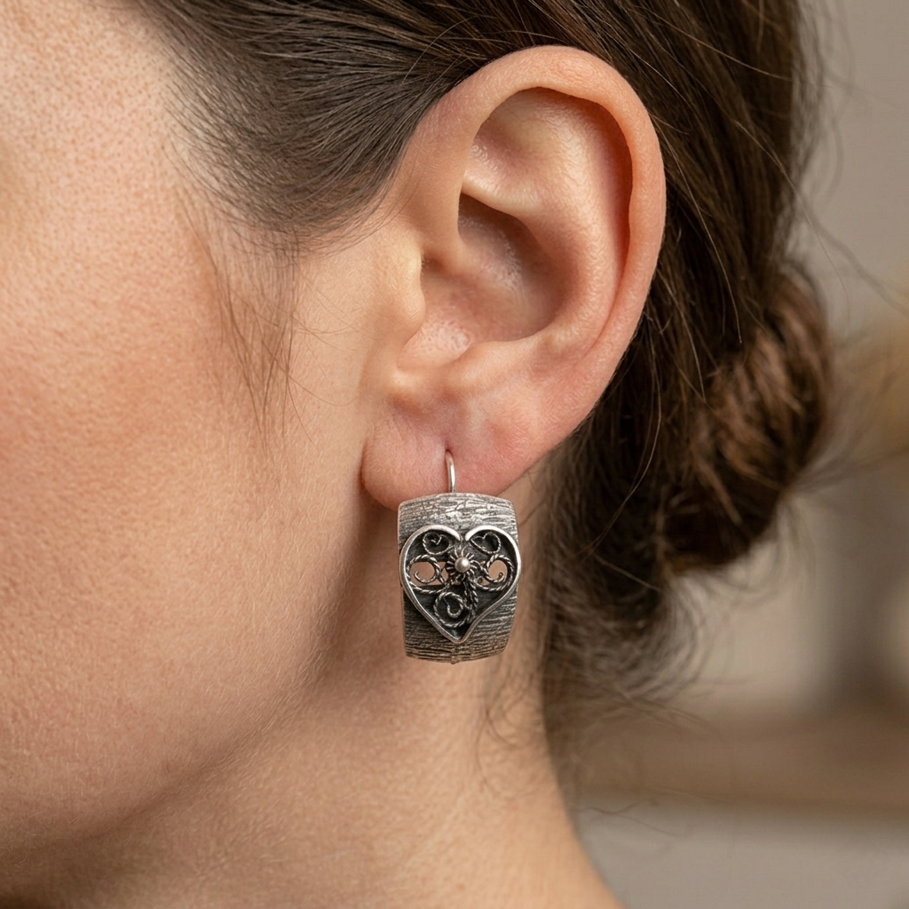 Boucles d'oreilles en argent