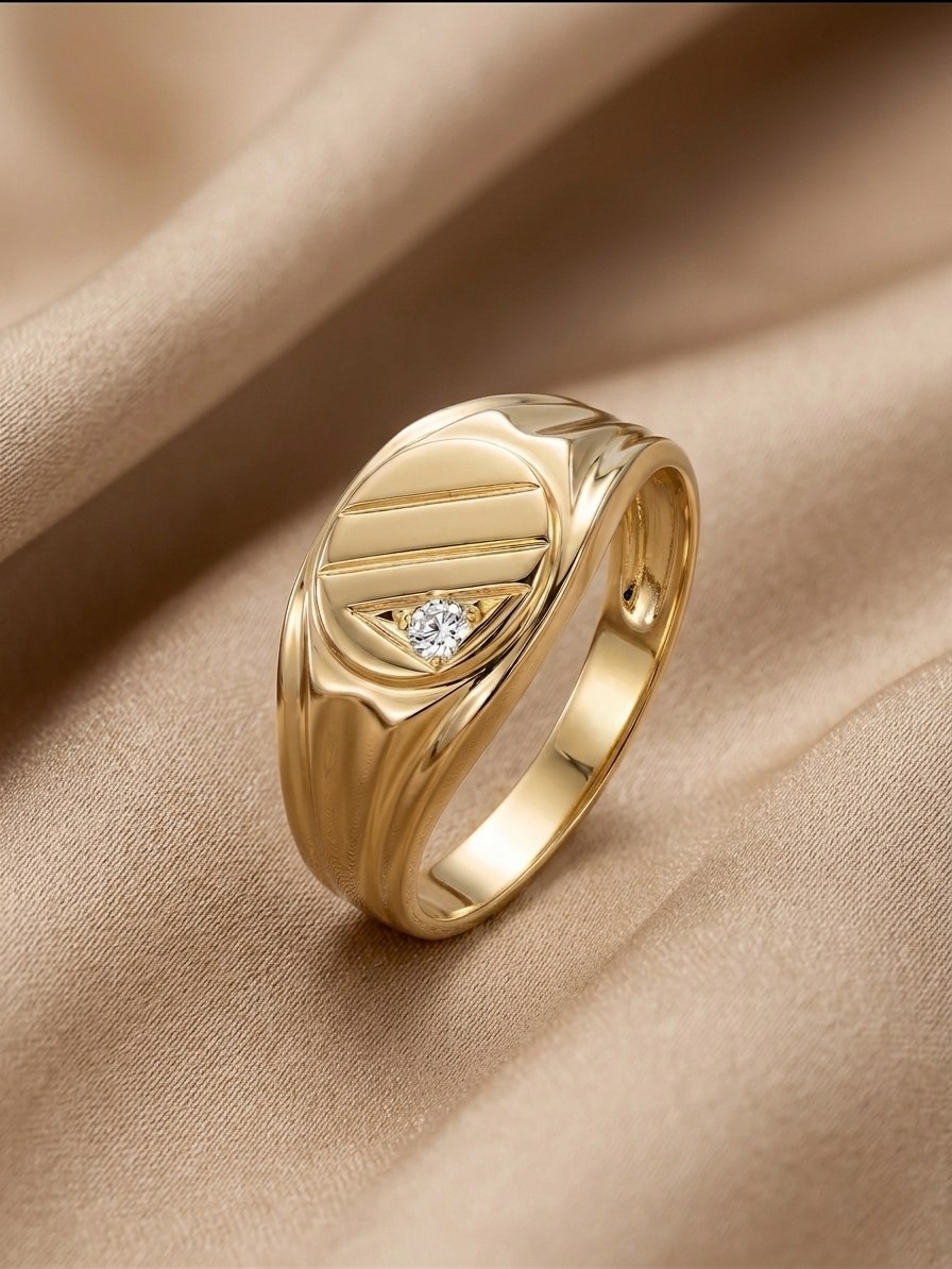Bague Or Zircone