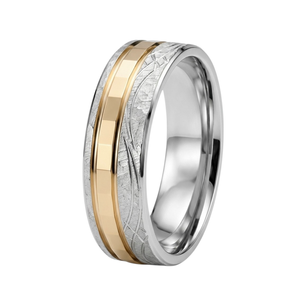 Silver and Gold Alliance Ring