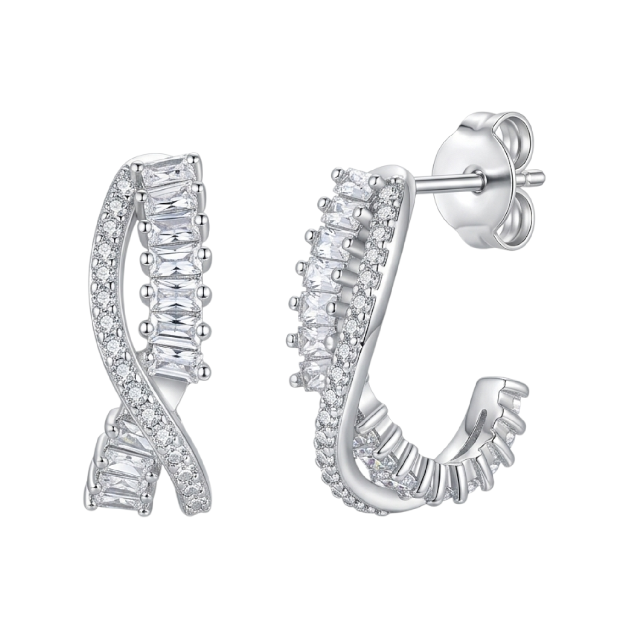 Boucles d'oreilles en argent