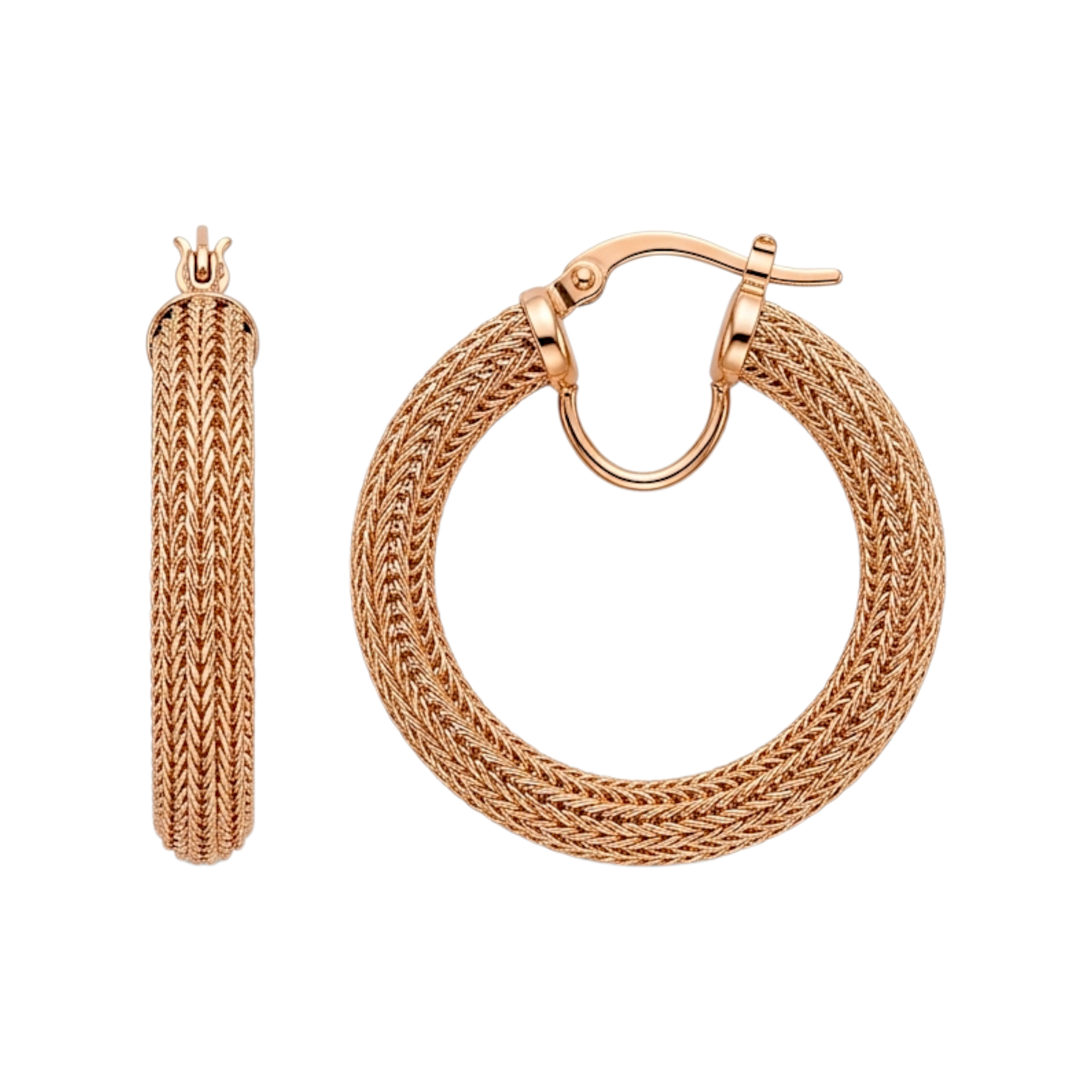 Silver Hoops