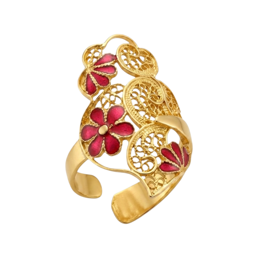 Bague en filigrane d'argent