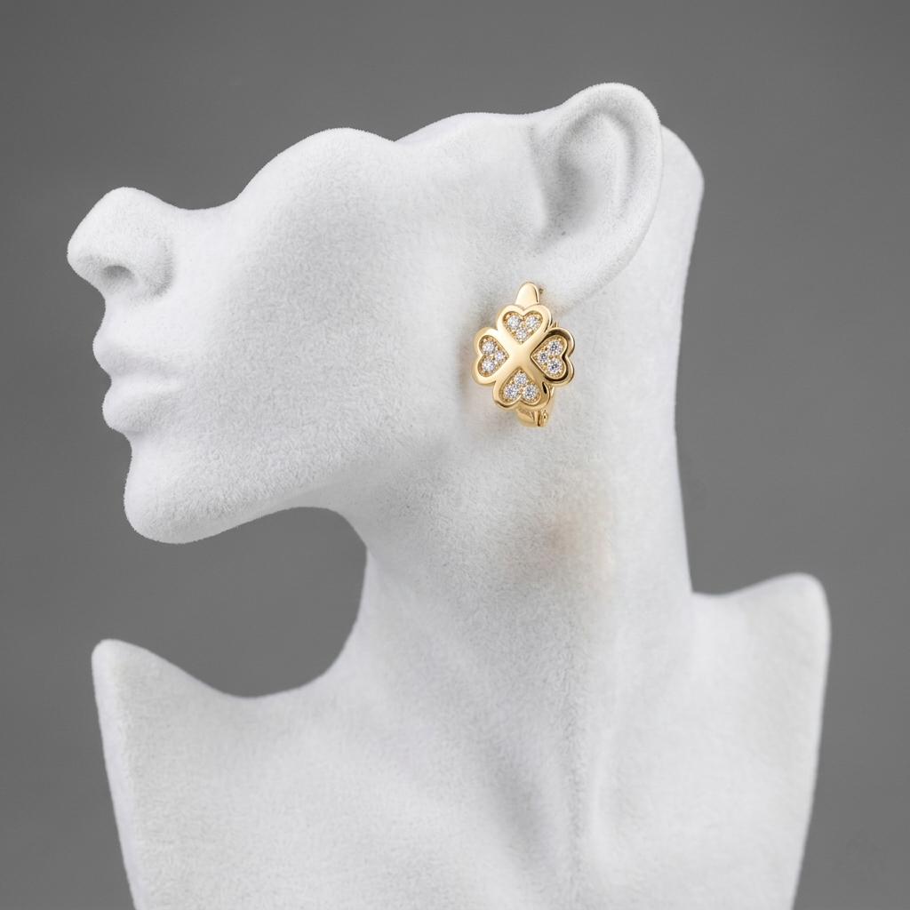 Brincos de ouro criança