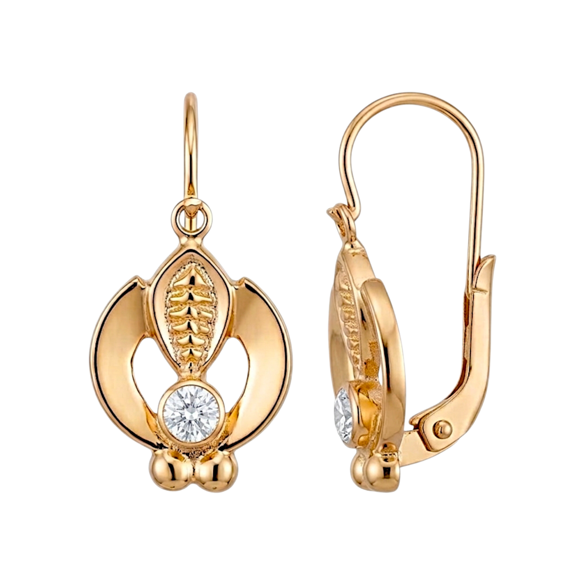 Brincos de ouro criança