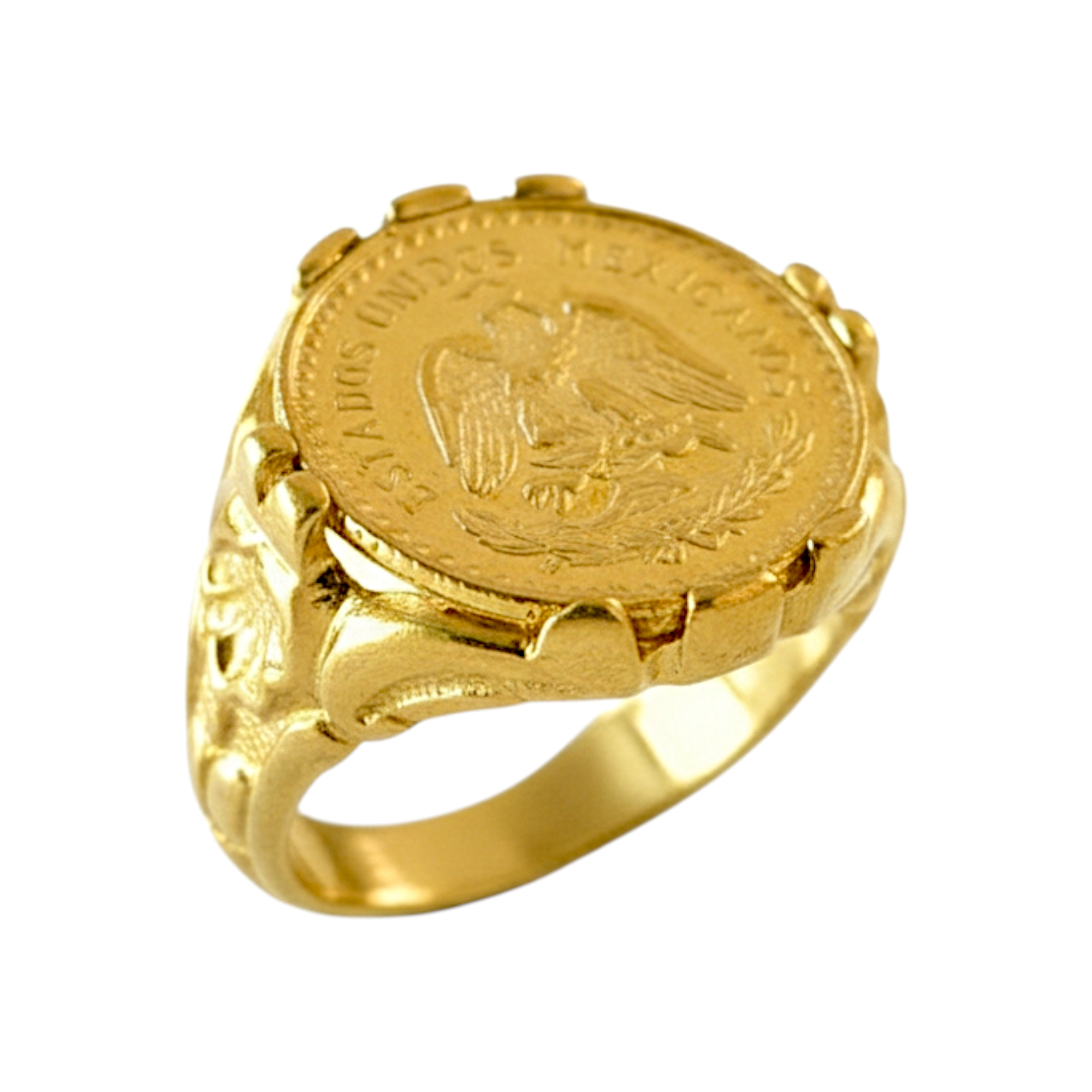 Bague en argent de deux poids et demi