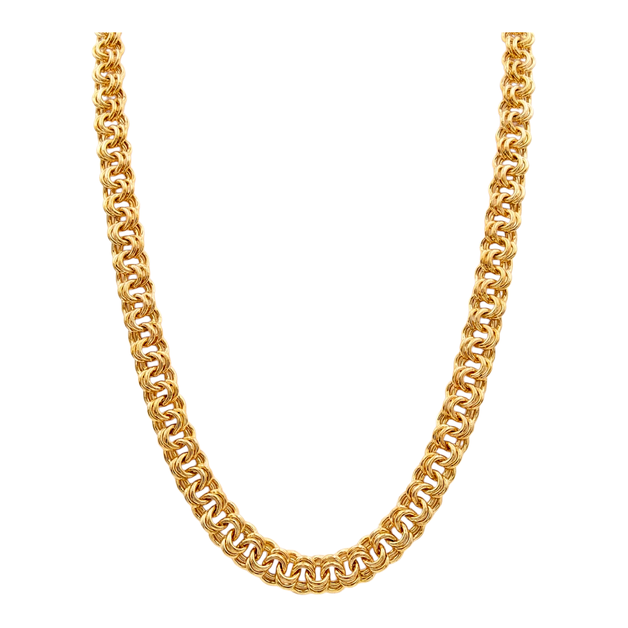 Gold Frieze Necklace