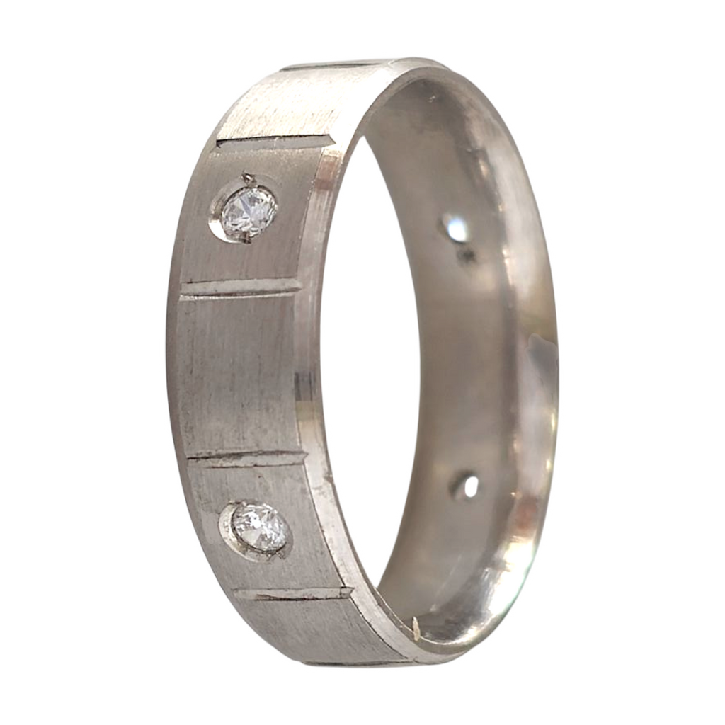 Alliance en argent de 5 mm