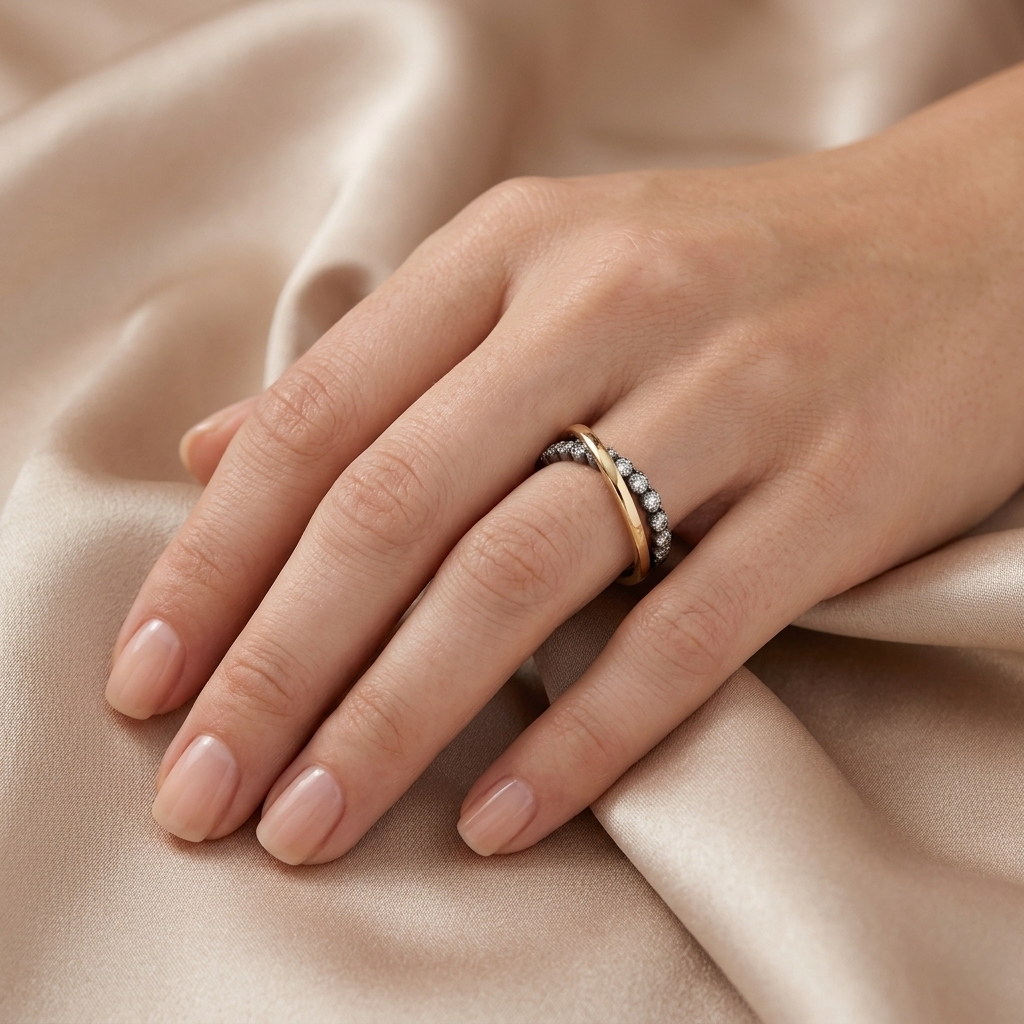 Silver and Gold Alliance Ring
