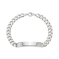 Pulseira C/Chapa Prata