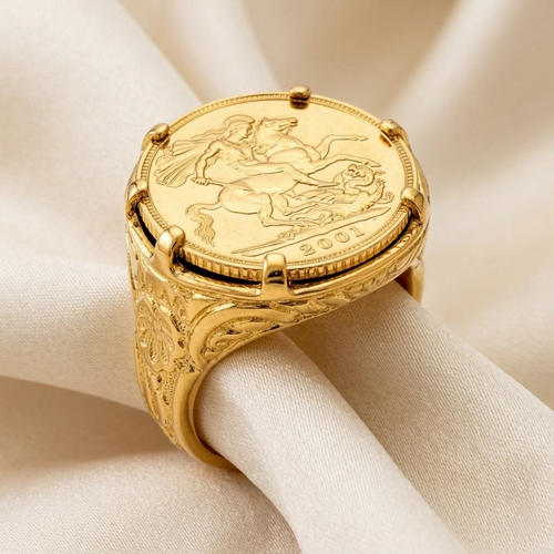 Libra Gold Ring