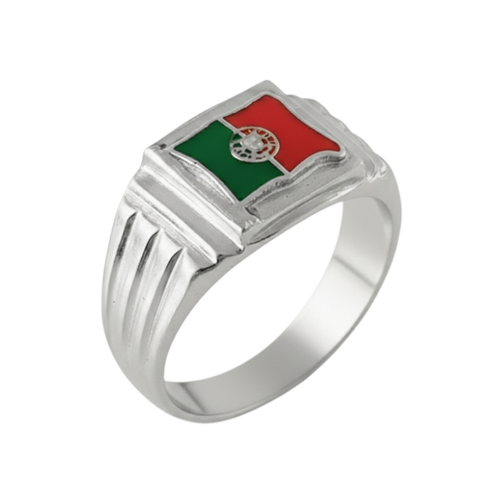 Anel Bandeira Prata