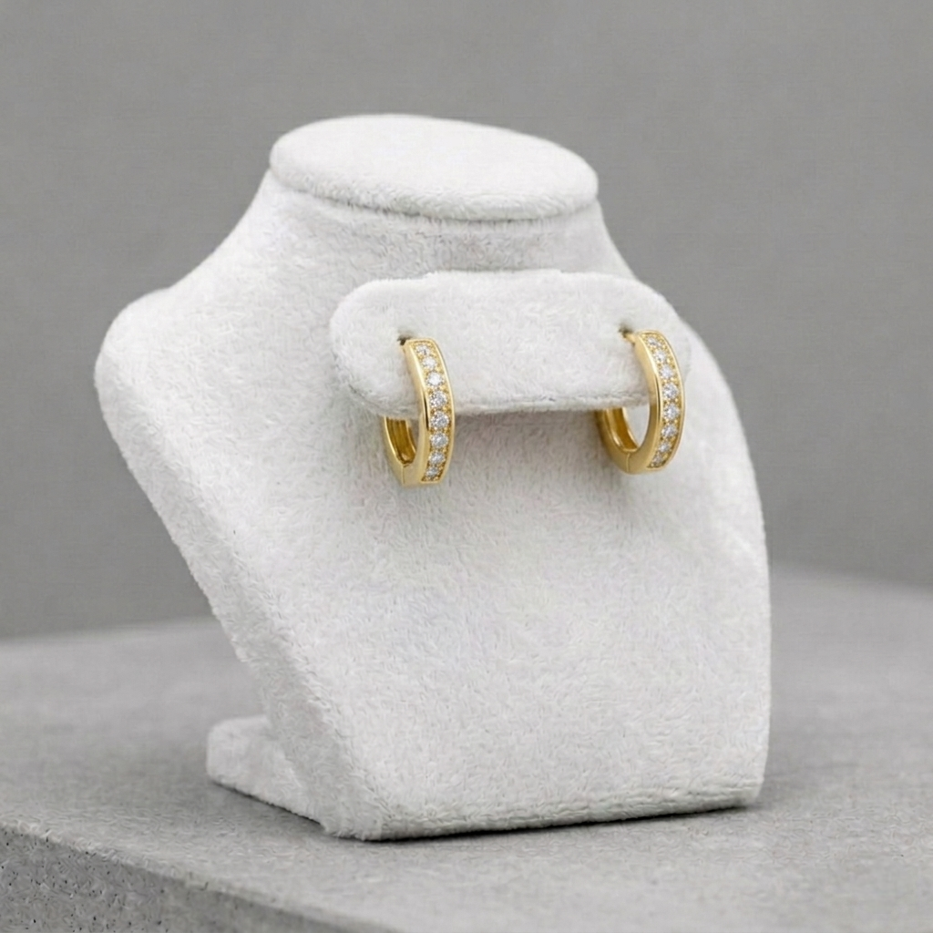 Brincos de ouro criança