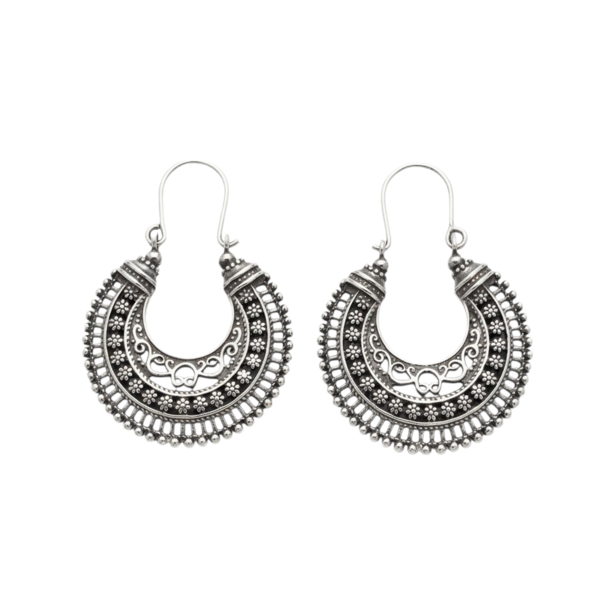 Boucles d'oreilles en argent