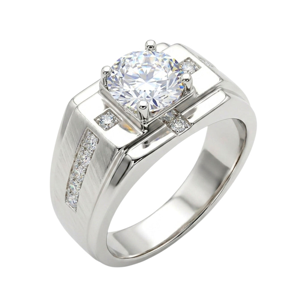 Bague en argent plaqué or