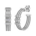 Silver Hoops