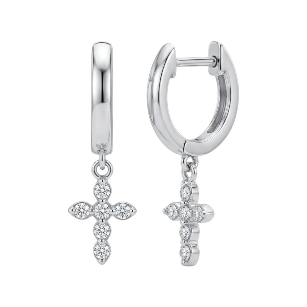 Silver Hoops