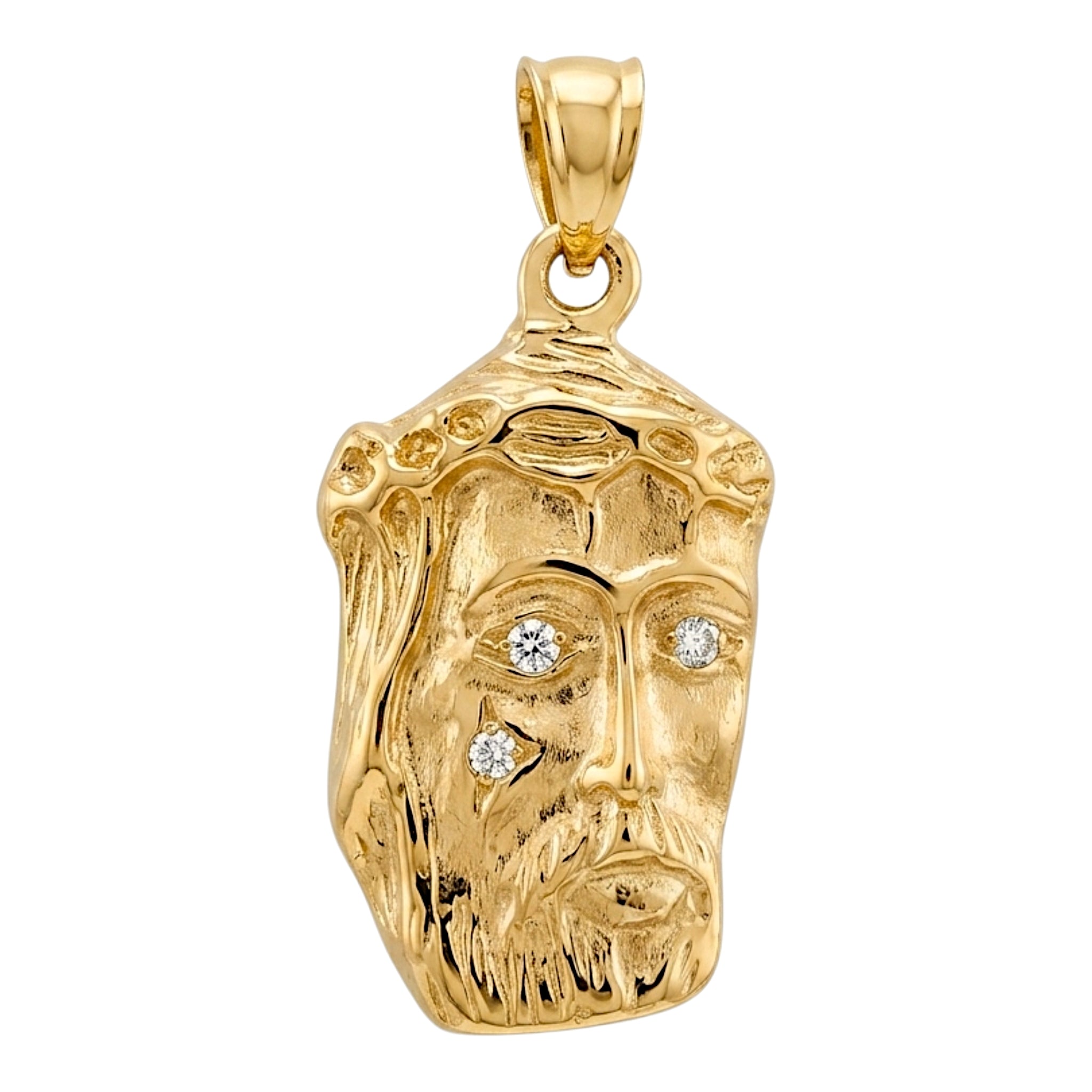 Medalha Cara de Cristo Ouro