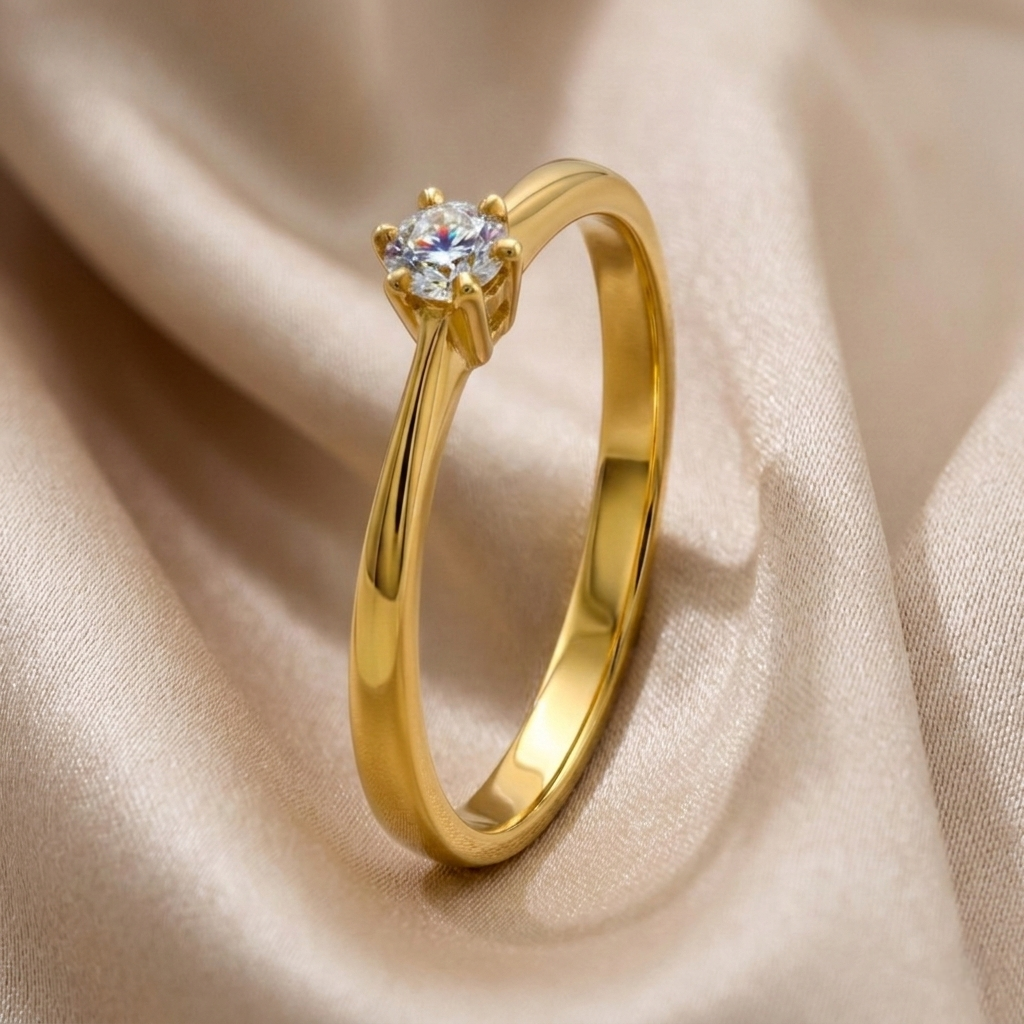 Gold Diamond Ring