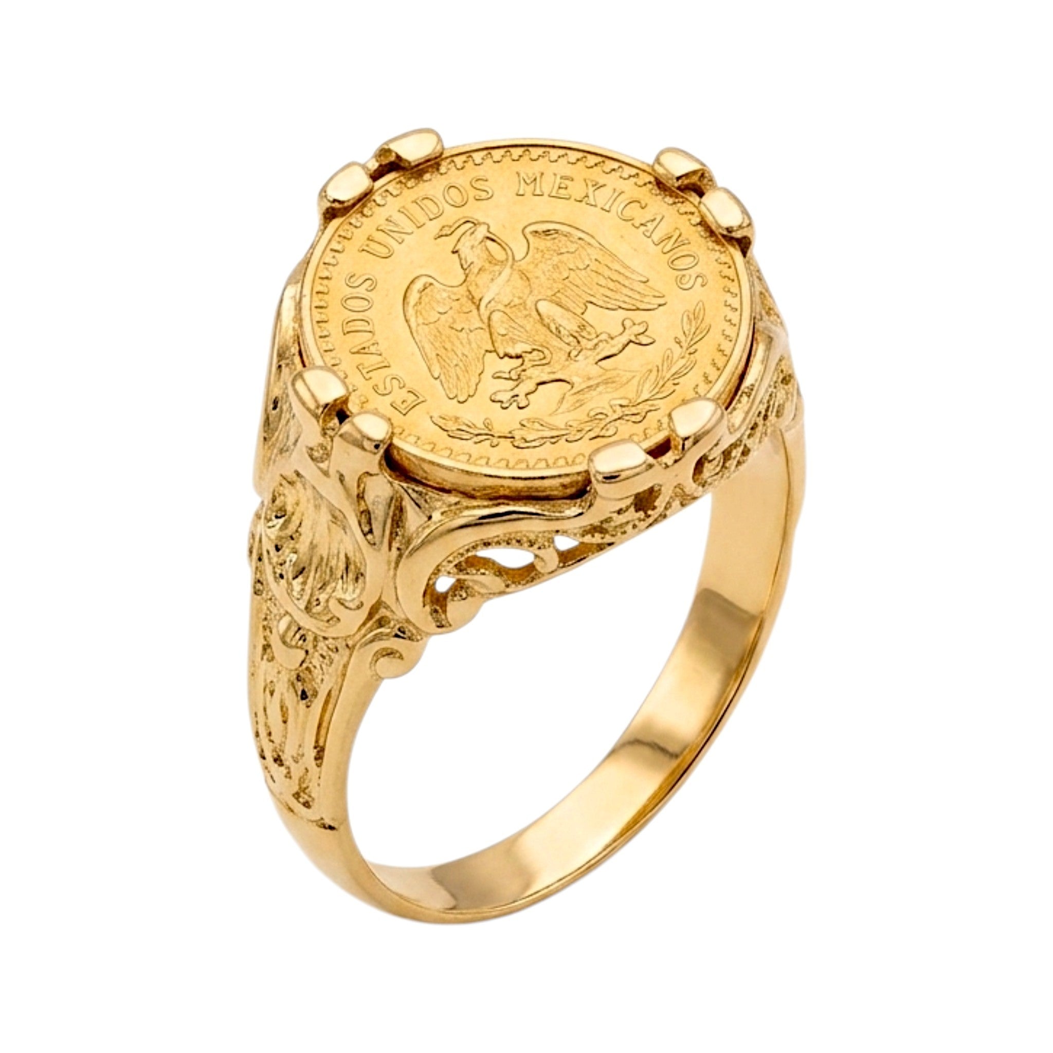 Bague En Or Deux Pesos 