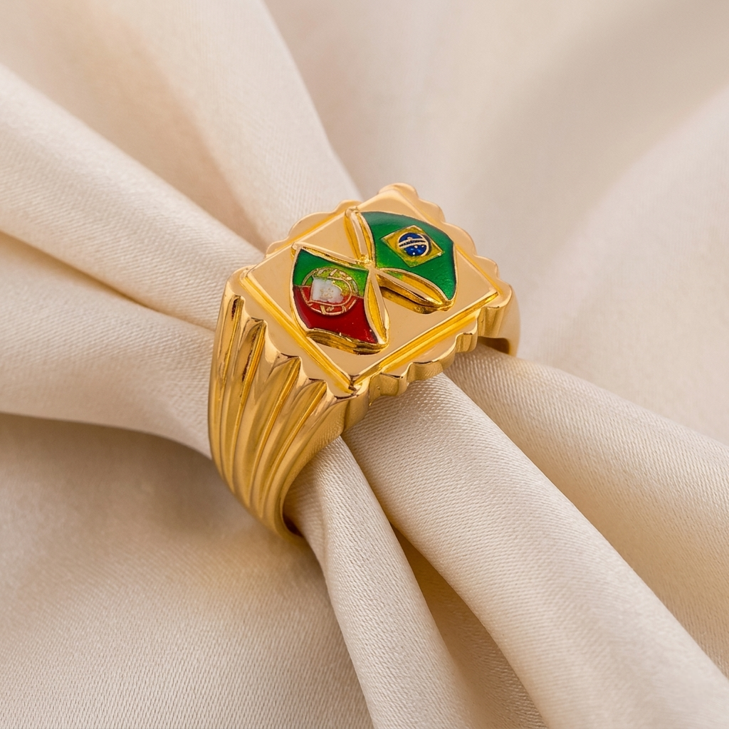 Gold Flag Ring