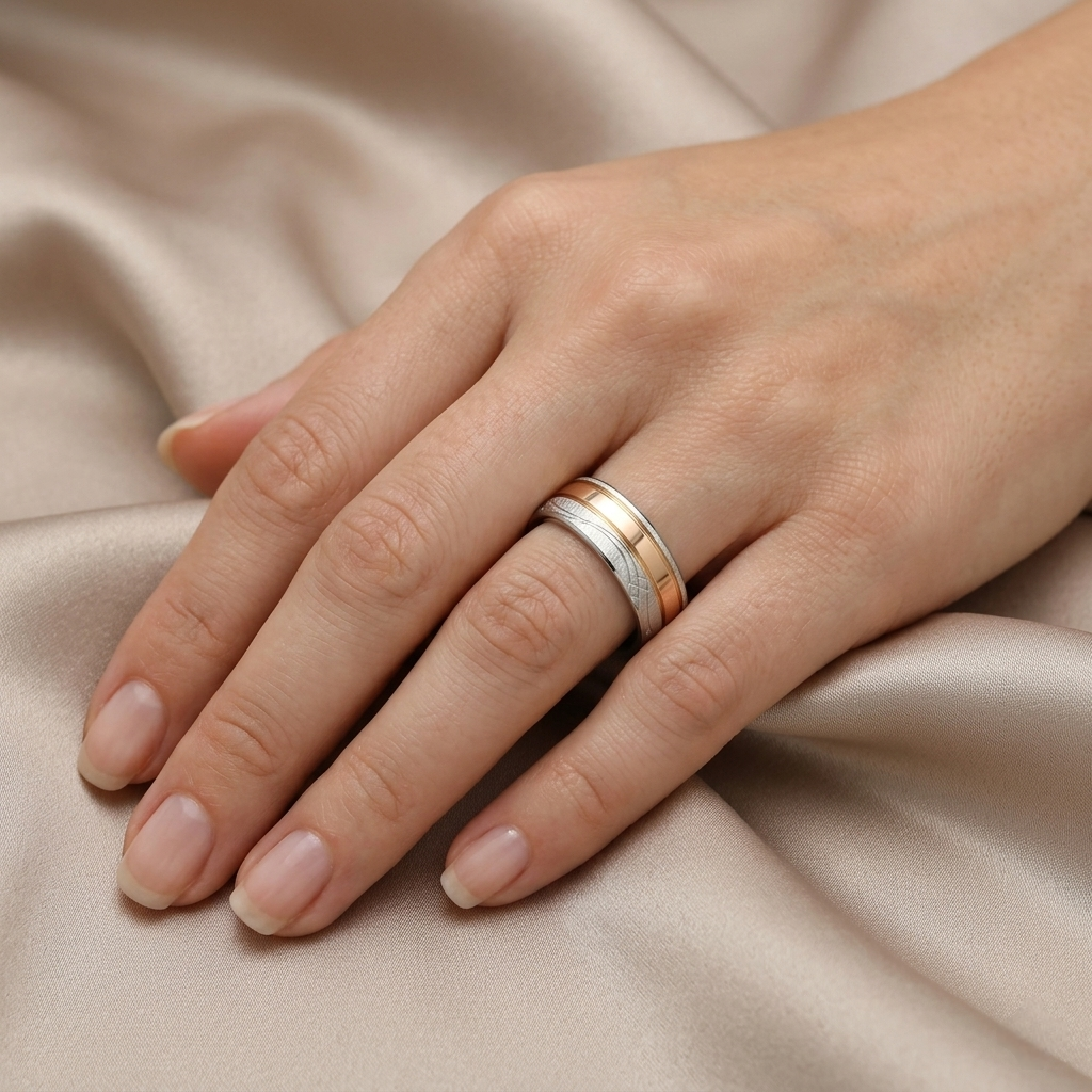 Silver and Gold Alliance Ring