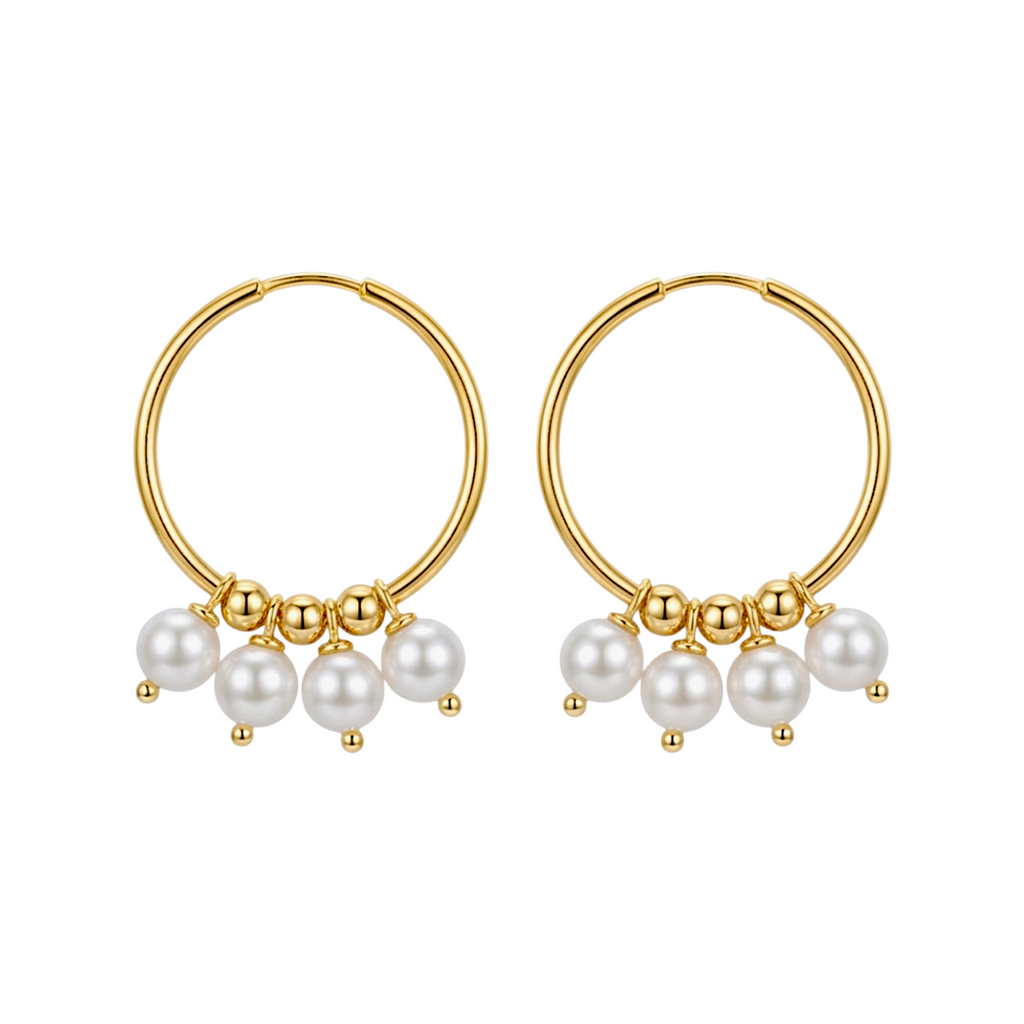 Silver Hoops