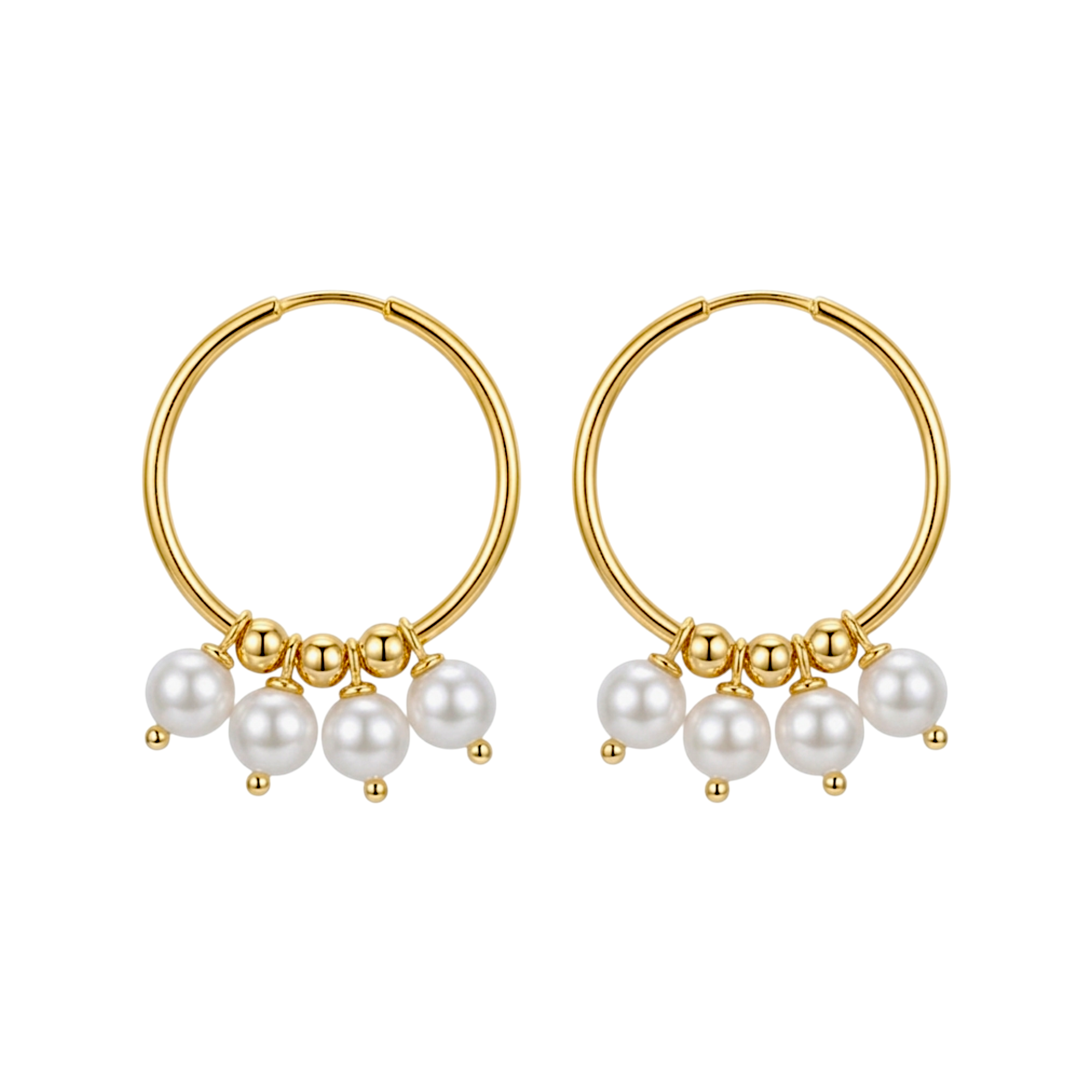 Silver Hoops