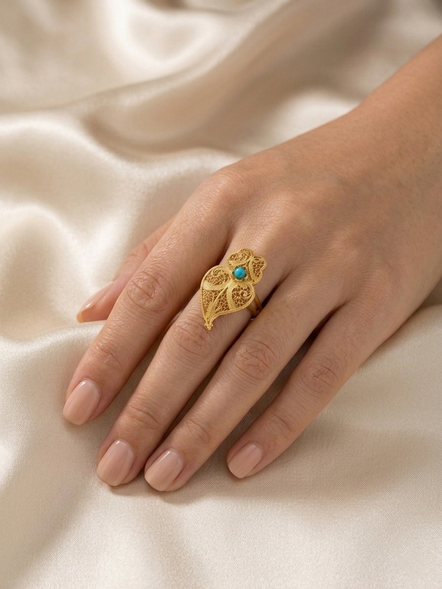 Bague filigrane en argent