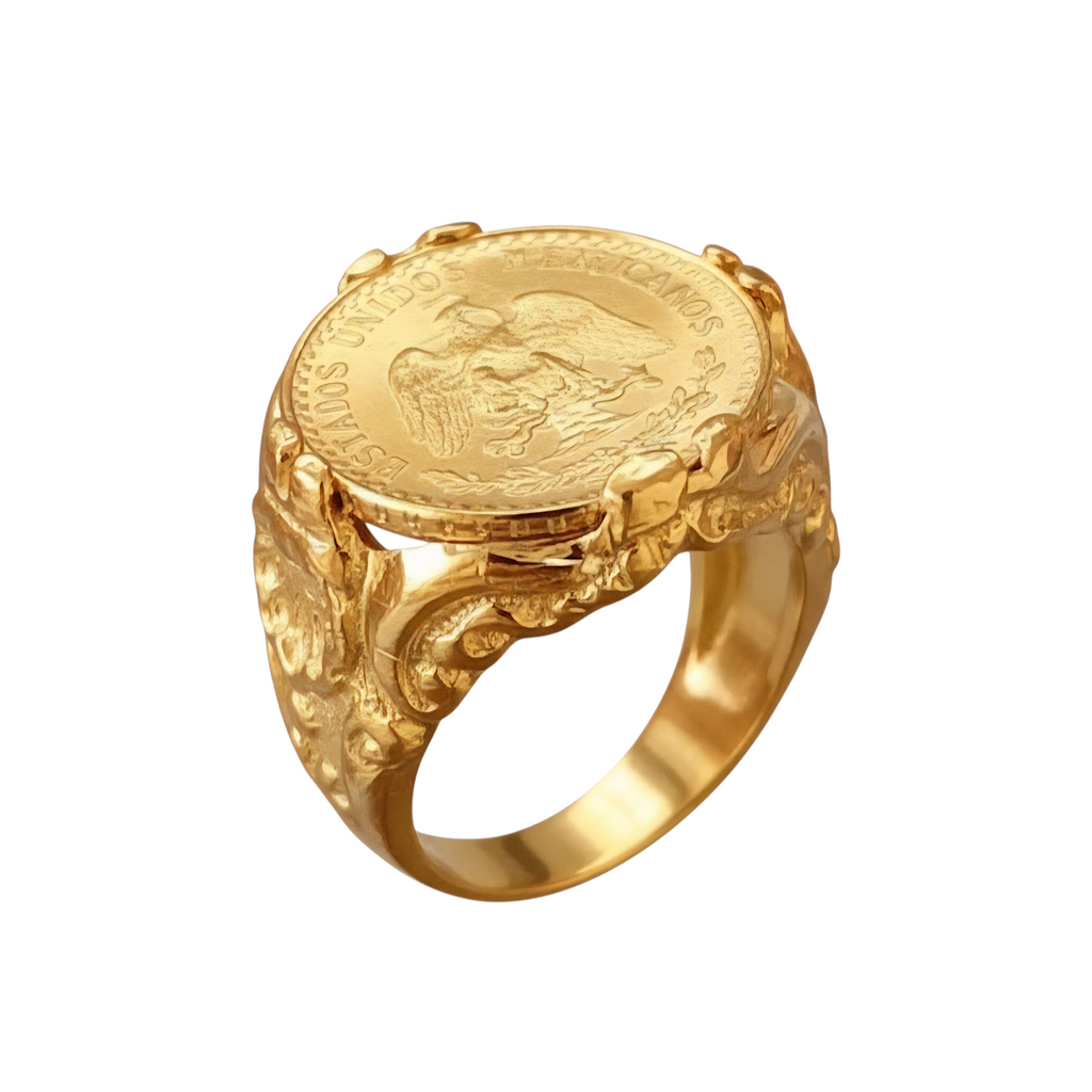 Anel Dois Pesos Ouro