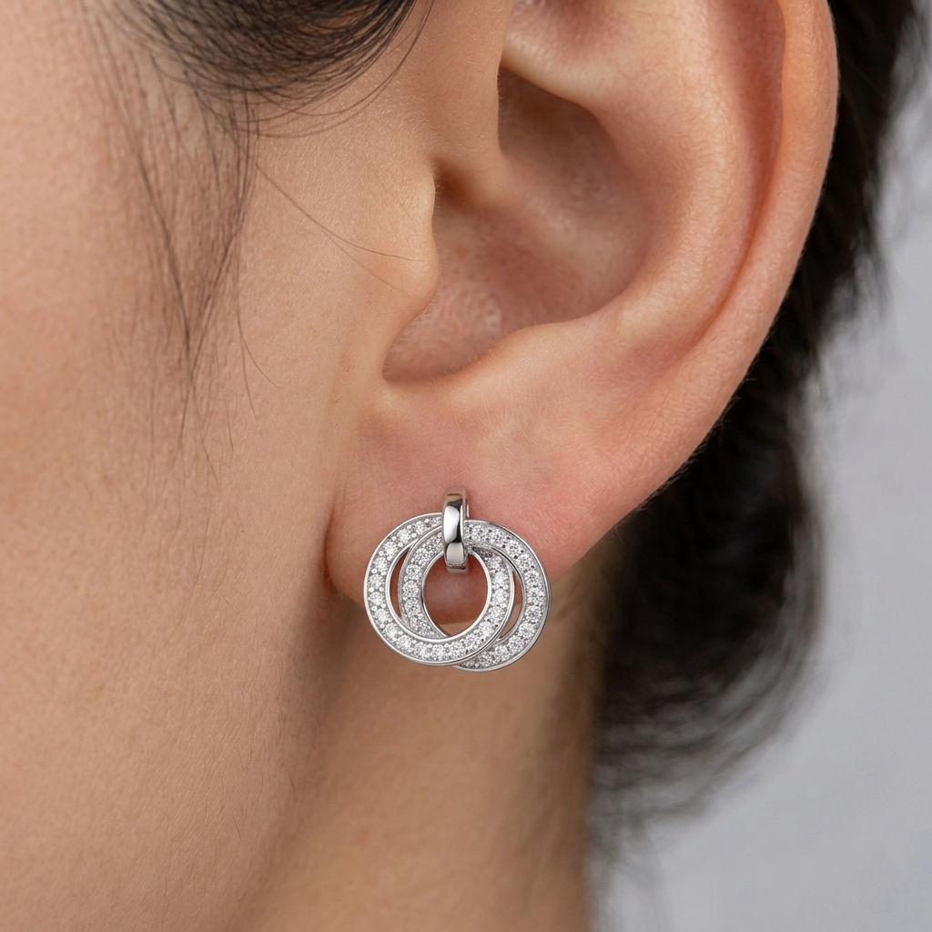 Boucles d'oreilles en argent
