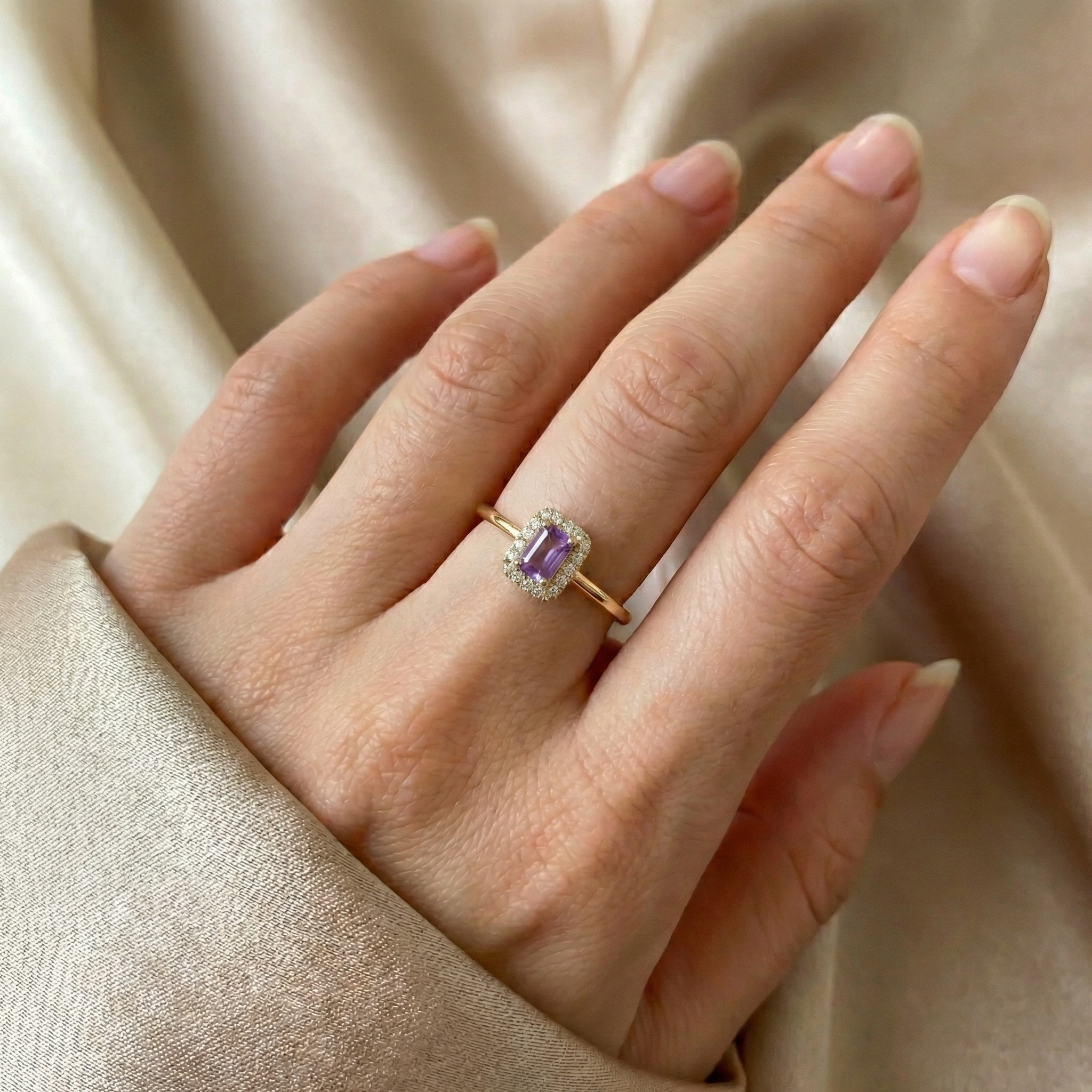 Bague Or Zircone