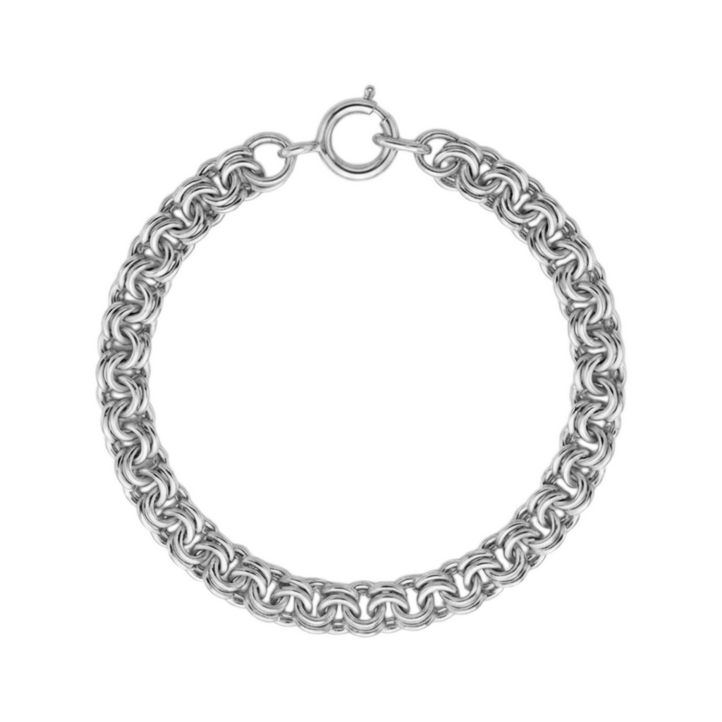 Pulseira Oca Prata