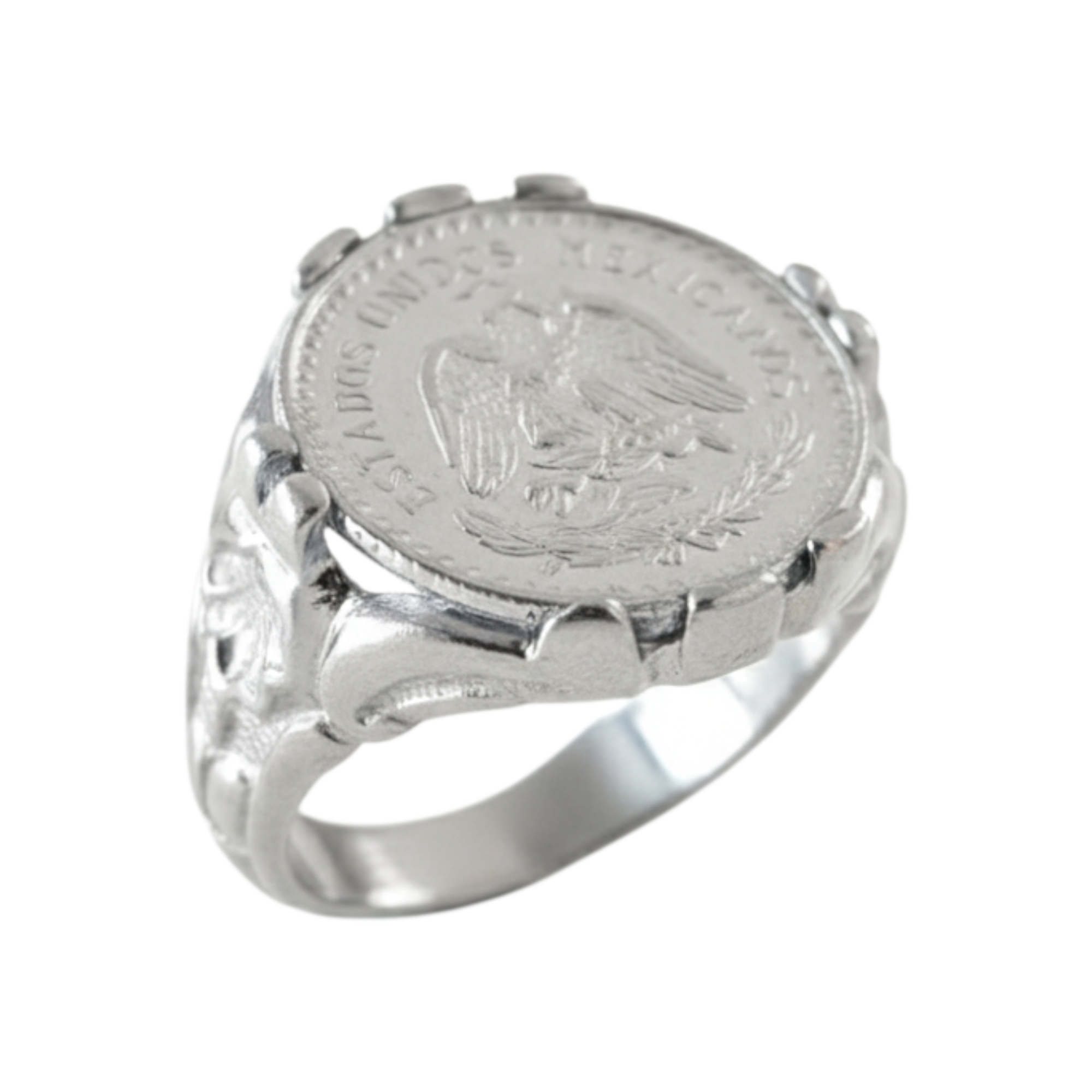 Bague en argent de deux poids et demi