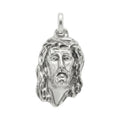 Visage du Christ en argent