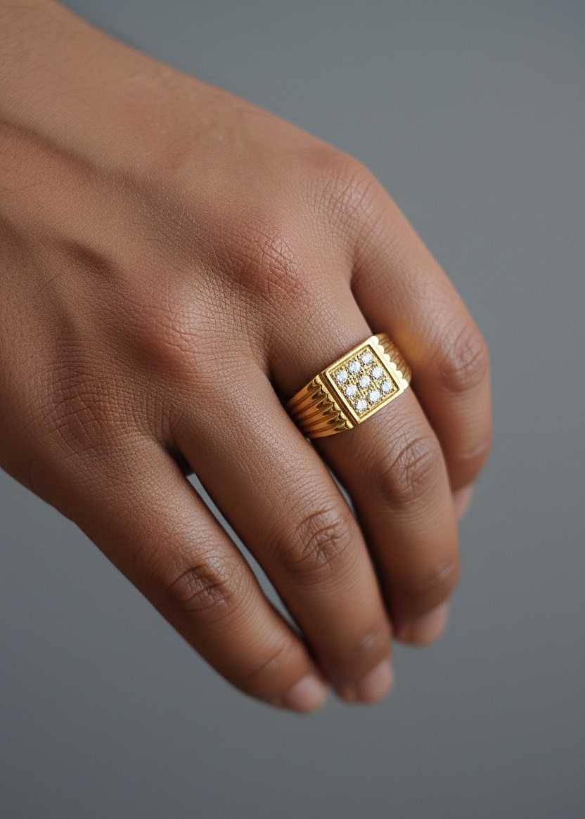 Bague Or Zircone