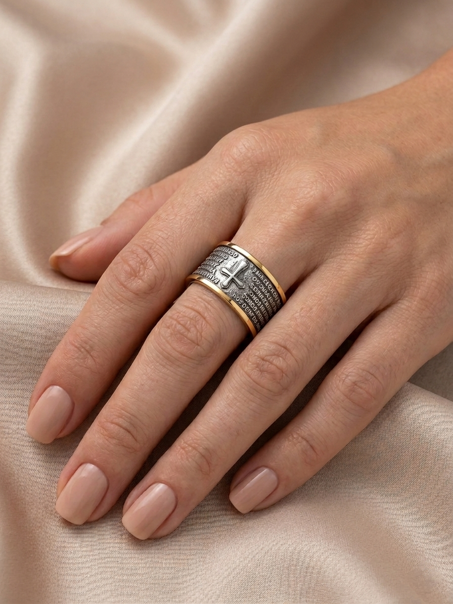 Silver and Gold Alliance Ring