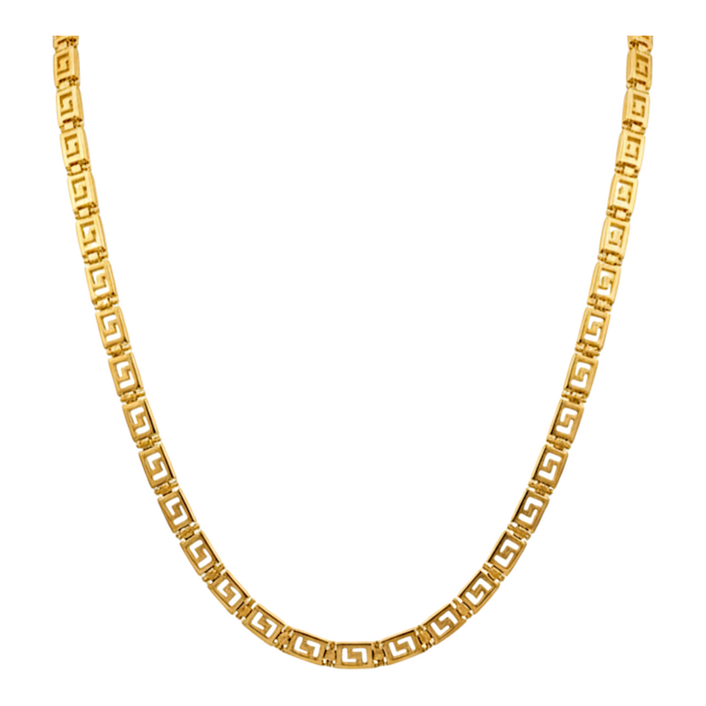 Gold V Necklace 
