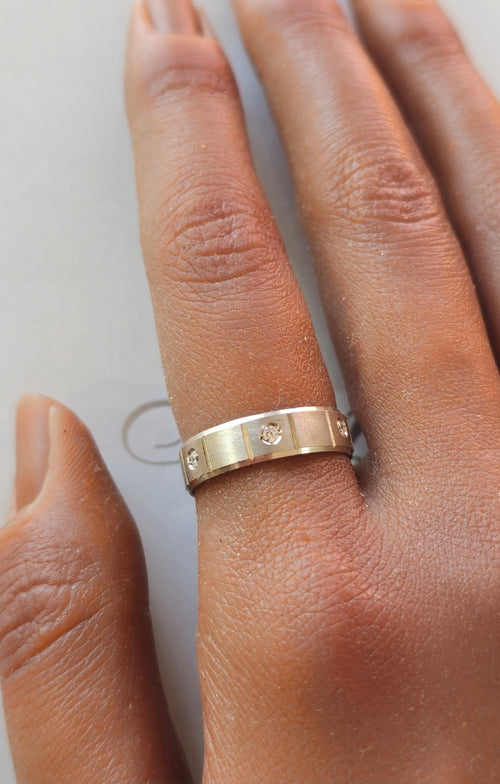 Alliance en argent de 5 mm