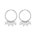 Silver Hoops