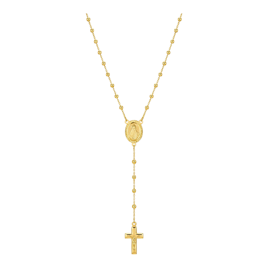 Collier chapelet en or