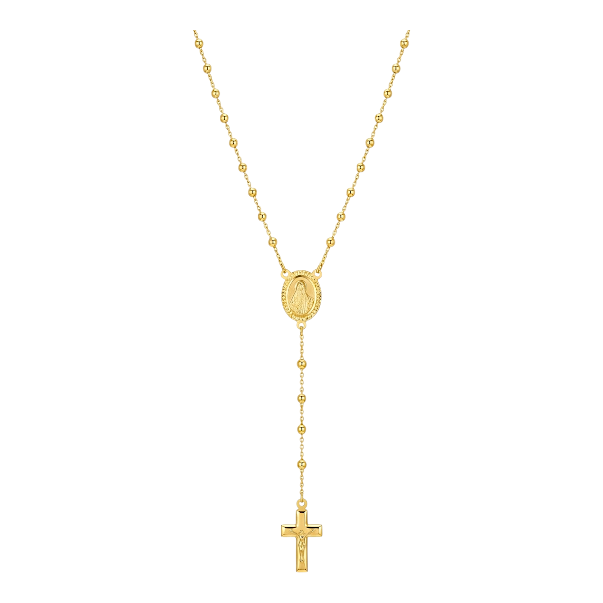 Collier chapelet en or