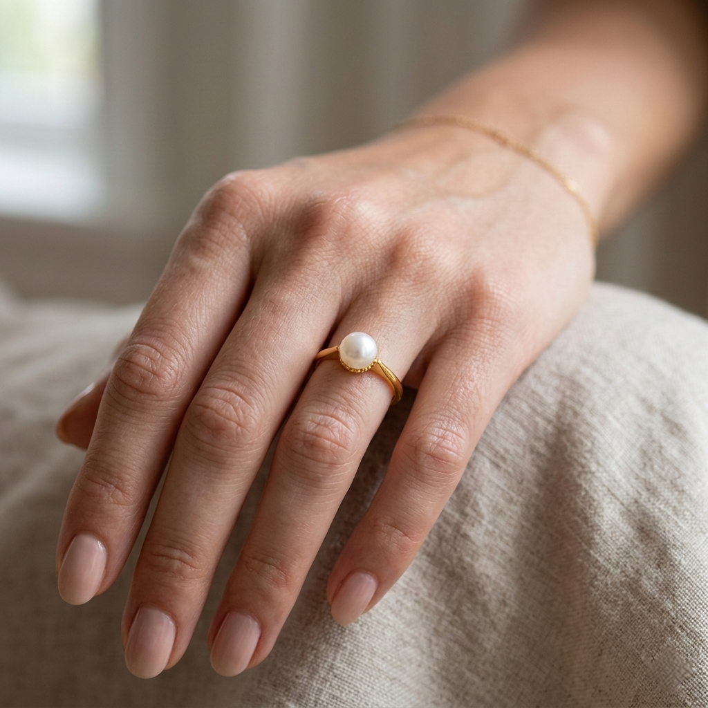Natural Pearl Ring