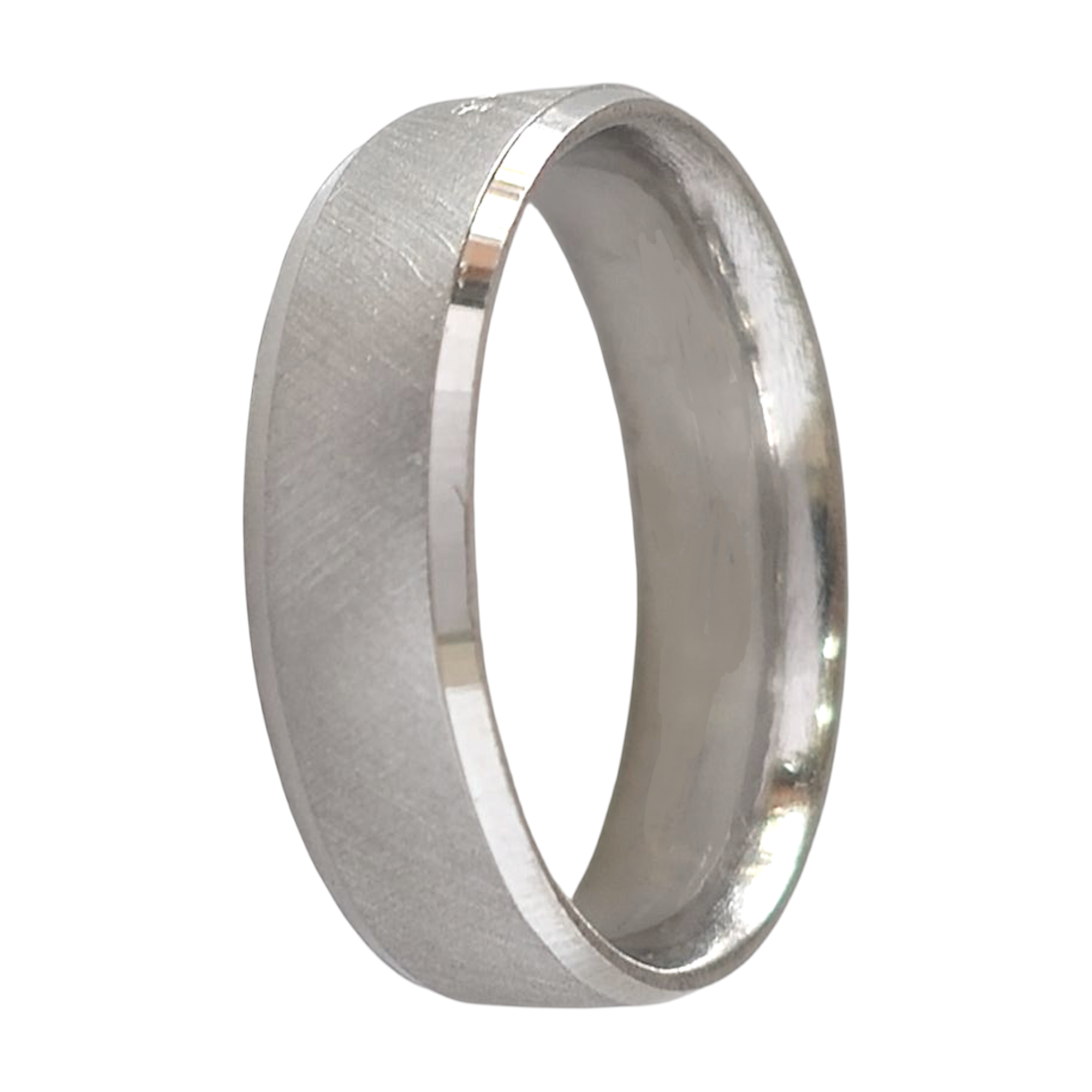 Alliance en argent de 6 mm