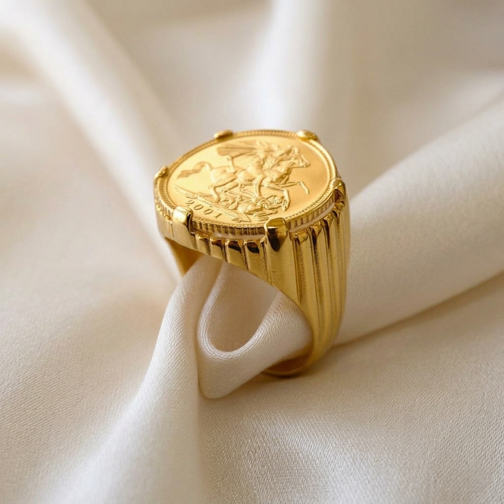 Anel Meia Libra Ouro