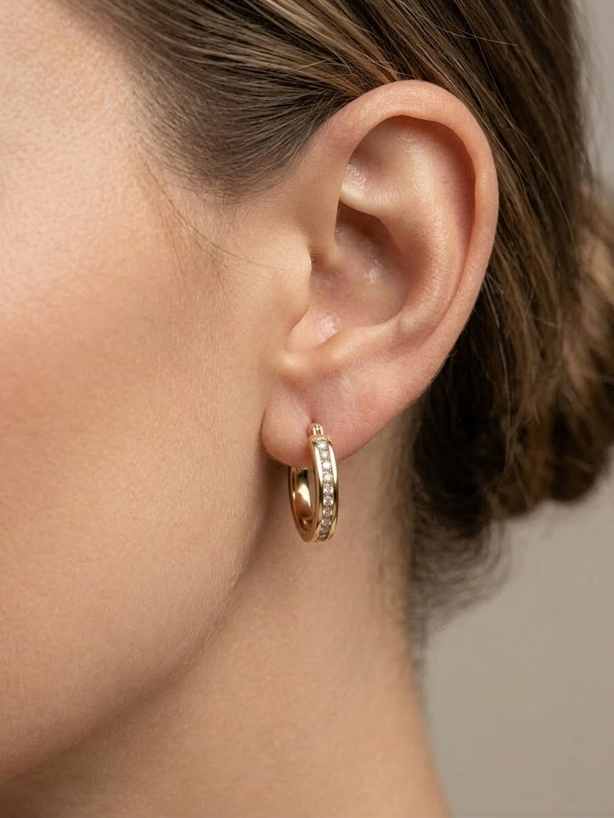 Gold Hoop Earrings