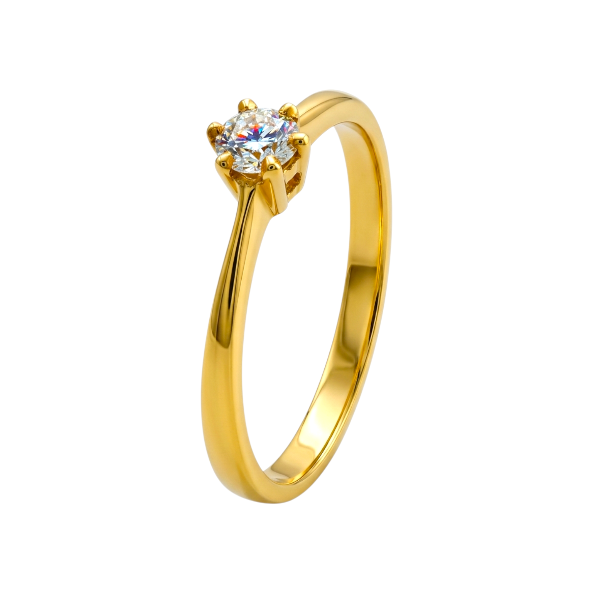Gold Diamond Ring