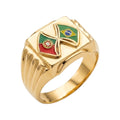 Anel Portugal / Brasil Ouro