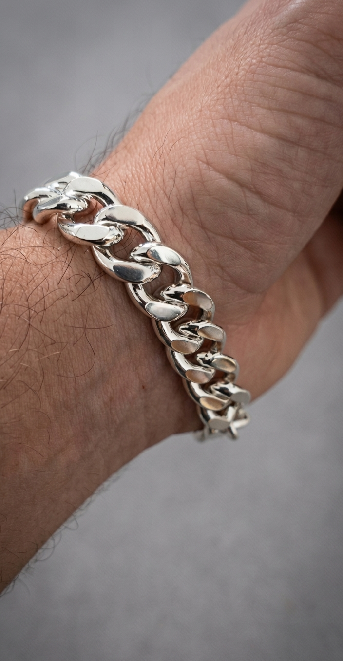 Bracelet personnalisé en argent